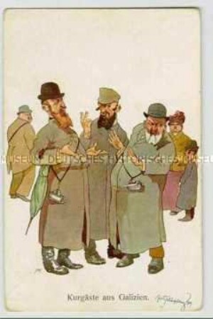 Antisemitische Postkarte