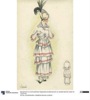 Sommerliches Tageskleid von Bernard et C.ie, Modell Salomé