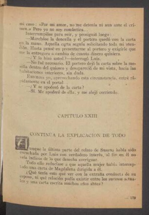 Capítulo XXIII - Continua la explicación de todo