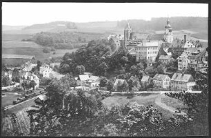 Schwarzenberg. Blick auf Schwarzenberg