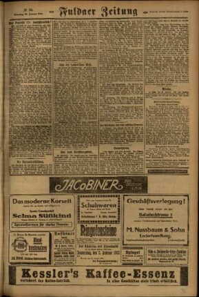 Zweite Ausgabe vom Sonntag, den 29. Januar 1922.