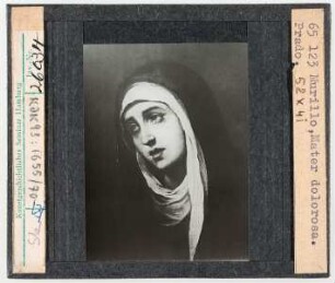 Bartolomé Estéban Murillo: Mater dolorosa. Madrid, Prado (Stoedtner-Nr. 65123)