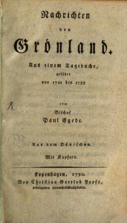 Nachrichten von Grönland