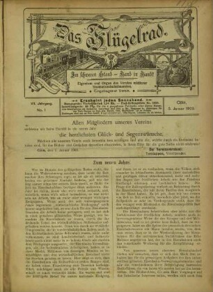 Das Flügelrad / 7. Jahrgang 1903
