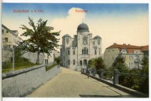 Bodenbach. Synagoge (1906-1907; Wilhelm Weber, Baufirma Putz - Weber)
