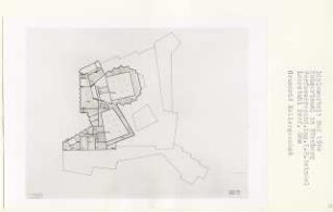 Konzertsaal, Nürnberg-Glockenhof (Diplomarbeit bei Karl Wilhelm Ochs): Grundriss Kellergeschoss