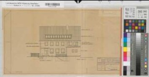 Billerbeck (Billerbeck) Postamt Ansicht 1979 1 : 100 30 x 57 Zeichnung Oberpostdirektion Münster