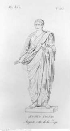 Musée Pie-Clémentin. Vol. II., Tafel XLV: Augustus