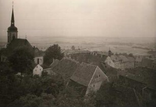 Stolpen : Stadtansicht, Blick von der Burg