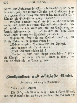 Zweihundert und achtzigste Nacht