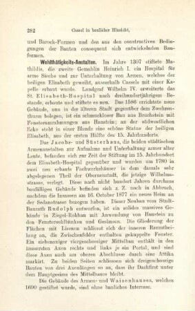 Wohlthätigkeits-Anstalten.