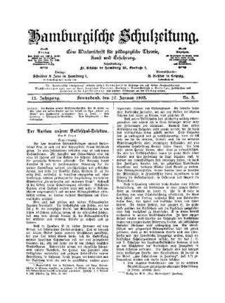 Der Ausbau unserer Volksschul-Selekten : I.