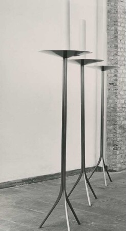 Leuchter in Kupfer, geschmiedet von Friedrich Gebhart