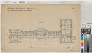 Arnsberg, Amtsgericht, Altbau, Grundriss Kellergeschoss