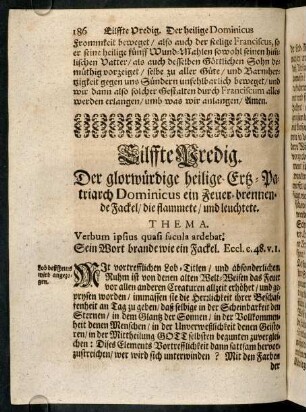 186-203, Eilffte Predig.