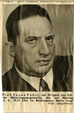 Pabst, Prof. Eugen