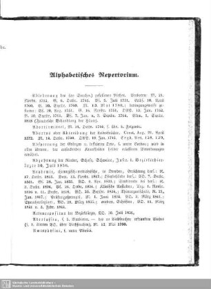 Alphabetisches Repertorium