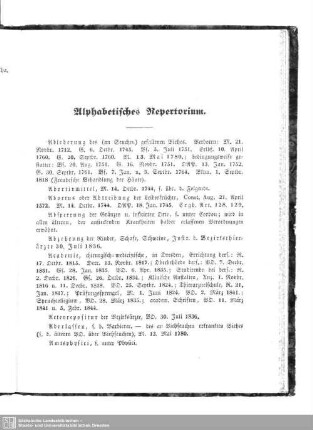 Alphabetisches Repertorium