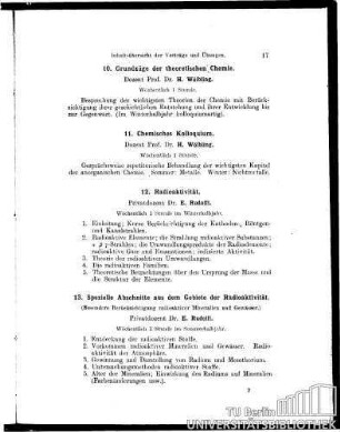 10. Grundzüge der theoretischen Chemie