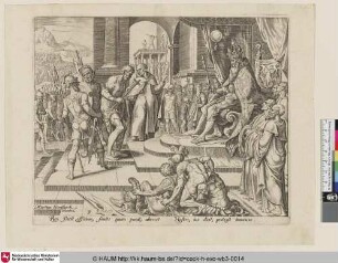 [Der König spricht Recht; The King Administering Justice]