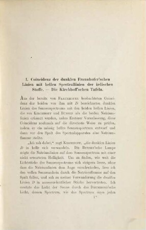 Die Spectralanalyse in ihrer Anwendung auf die Stoffe der Erde und die Natur der Himmelskörper, 2