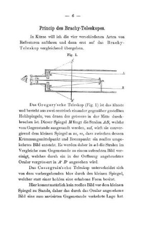 Princip des Brachy-Teleskopes.