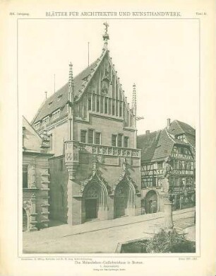 Billing, Hermann; Bretten (Baden-Württemberg), Marktplatz; Melanchthonhaus - Außenansicht