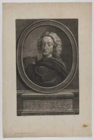 Bildnis des Georg Daniel Heumann