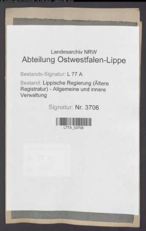 Gehaltsverbesserung für die Bauerrichter (Amtsunterbedienten) im Amt Schieder