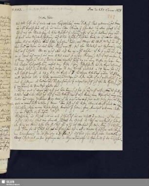Bl. 242. SvC, Julius an SvC, Veit Hans