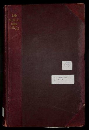 VINETA, Schulkreuzer, Reise 1912/13 (Mittelmeer und Madeira)