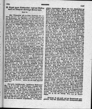 G. Carus gegen Desmoulins: daß das Rückenmark der Lamprete allerdings Nerven habe.