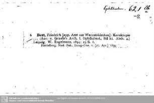 Ophthalmologia 0062,1.lb