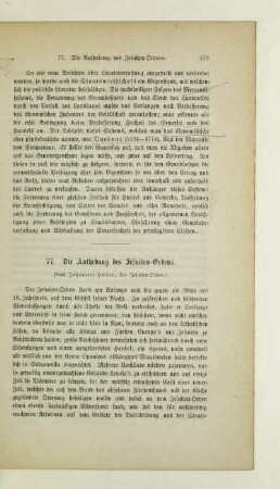 77. Die Aufhebung des Jesuiten-Ordens