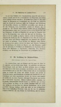 77. Die Aufhebung des Jesuiten-Ordens