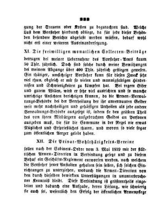 XII. Die Privat-Wohltätigkeits-Vereine