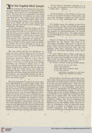 25: Aus dem Tagebuch Adolf Hoelzels