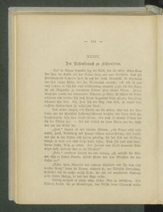 XXXIV. Der Rosenstrauch zu Hildesheim.