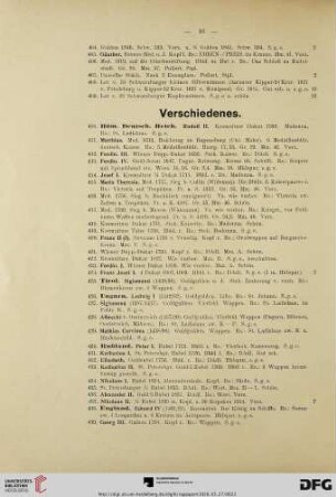 Verschiedenes (Nr. 410-676)