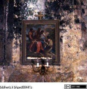 Kreuzwegstationen, Christus bricht unter der Last des Kreuzes zusammen