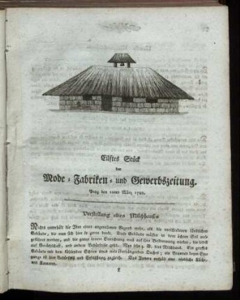 Eilftes Stück. Prag den 12ten März 1788.