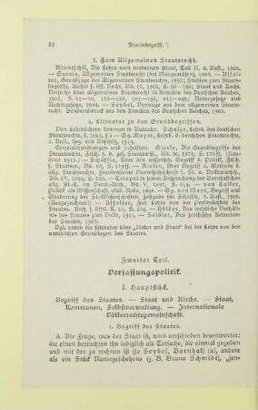 Zweiter Teil. Verfassungspolitik