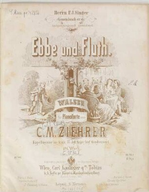 Ebbe und Fluth : Walzer für Pianoforte ; op. 191