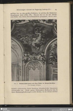 Zwickeldekoration aus dem Hòtel de Rohan-Soubise