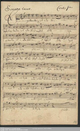 Erstanden ist der heil'ge Christ - Mus.1825-E-505 : V (5), Coro, orch, bc