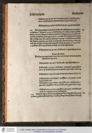 Distinctione i, questione i, argumento i in solutione ad 2, quere supra dubio 161.