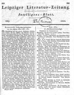 1833-07 : 27. Stück