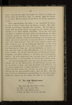 71. Der frohe Wandersmann.