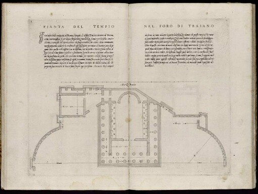 Pianta Del Tempio Nel Foro Di Traiano.