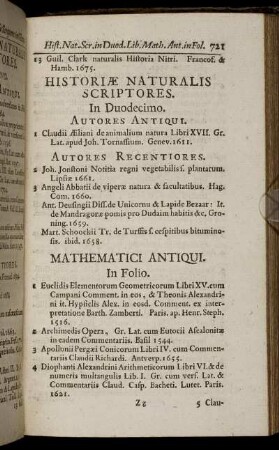 Mathematici Antiqui.